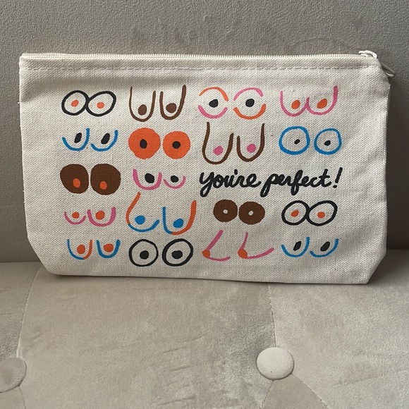 “The Found” funny “You’re Perfect” zipper case - Picture 2 of 3